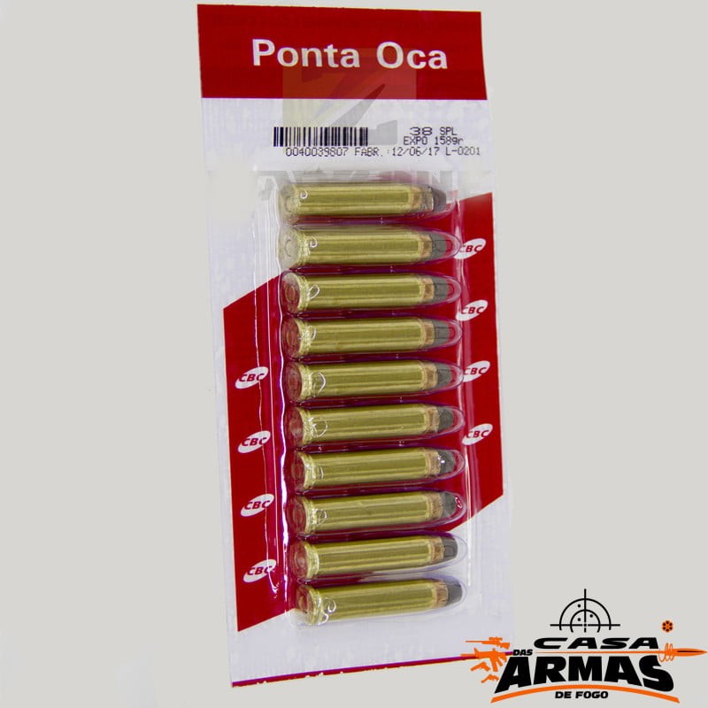Munição CBC 38 EXPO SPL 158GR