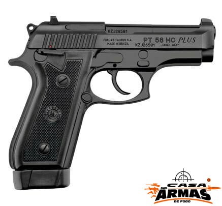 PISTOLA TAURUS PT 58 HC PLUS OXIDADO CAL. .380