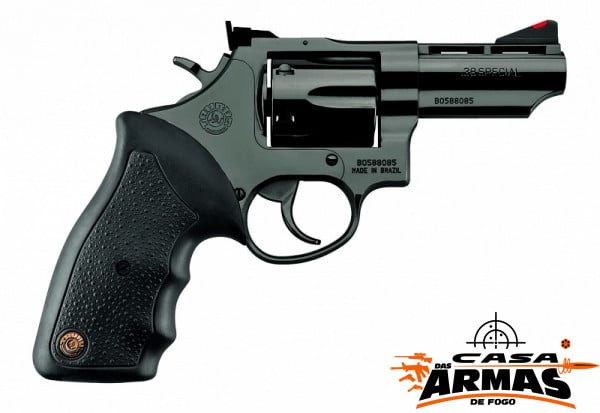 Revólver Taurus RT88 - Cal. 38 SPL - 6 Tiros - Cano 3" - Cabo Borracha